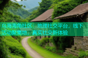乌海海角社区：地理社交平台，线下活动聚集地，真实社交新体验