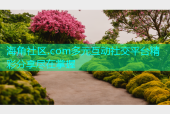 海角社区.com多元互动社交平台精彩分享尽在掌握