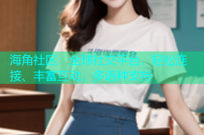 海角社区：全球社交平台，轻松连接、丰富互动、多语种支持