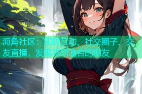海角社区：实时互动、社交圈子、交友直播，发现志同道合的朋友