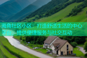 海角社区小区：打造舒适生活的中心平台，提供便捷服务与社交互动