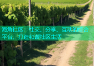 海角社区：社交、分享、互动的综合平台，打造和谐社区生活