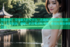 海角社区：全球最大社交平台，连接你与志同道合的朋友，分享旅游、摄影、科技等多元内容，体验轻量版便捷互动