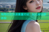 海角社区快速重置密码，轻松解锁新体验