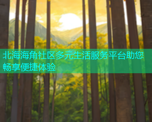 北海海角社区多元生活服务平台助您畅享便捷体验  第2张