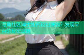 海角社区博主如何轻松赚钱？发现平台的秘密武器