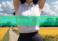 海角社区首页登录，发现新世界