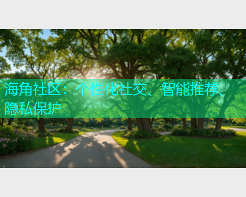海角社区：个性化社交、智能推荐、隐私保护  第1张