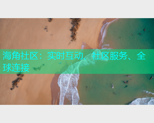 海角社区：实时互动、社区服务、全球连接  第1张