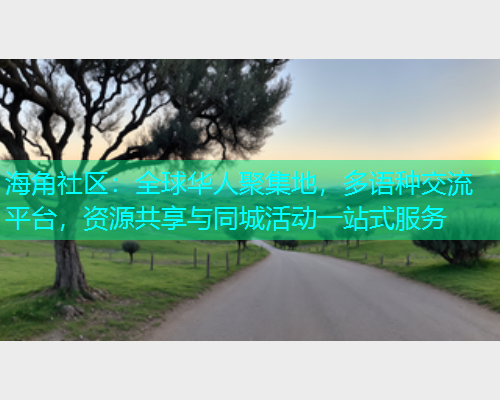海角社区：全球华人聚集地，多语种交流平台，资源共享与同城活动一站式服务  第1张