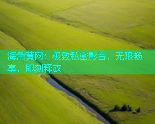 海角黄网：极致私密影音，无限畅享，即刻释放  第1张