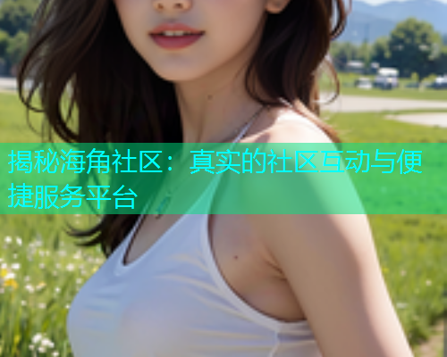 揭秘海角社区：真实的社区互动与便捷服务平台  第2张